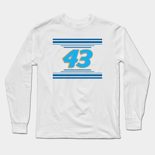 Erik Jones #43 2024 NASCAR Design Long Sleeve T-Shirt by AR Designs 